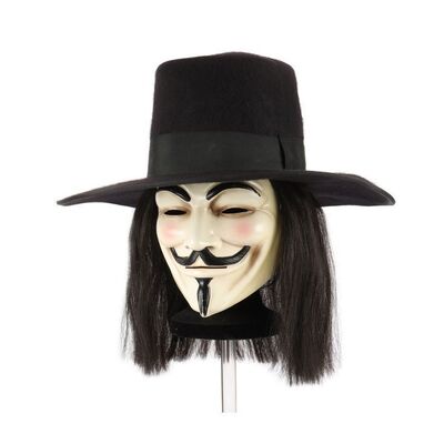 432. V Crowd Mask and Hat ### V FOR VENDETTA (2005)