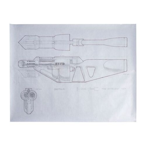 460. Hand-Drawn Ron Cobb Foosh Shotgun Concept Sketch ### THE 6TH DAY (2000)