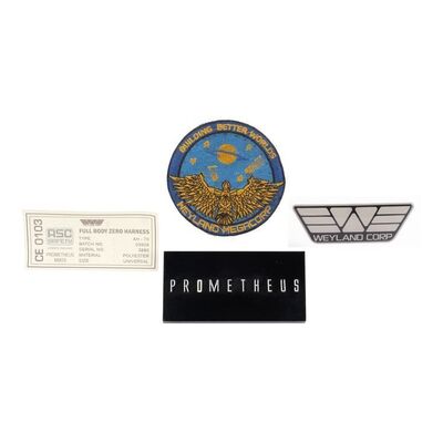 491. Weyland MegaCorp Patch with Wayland Corp. Decal ### PROMETHEUS (2012)