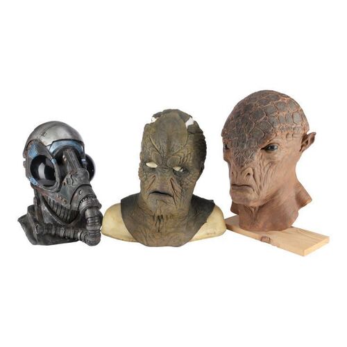 503. Set of Seven Production-Made Alien Masks ### BABYLON 5 (1994-1998)