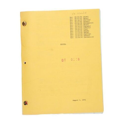 525. Ve Neill's Bound Revised Draft "Dictel" Production Script ### BATMAN RETURNS (1992)