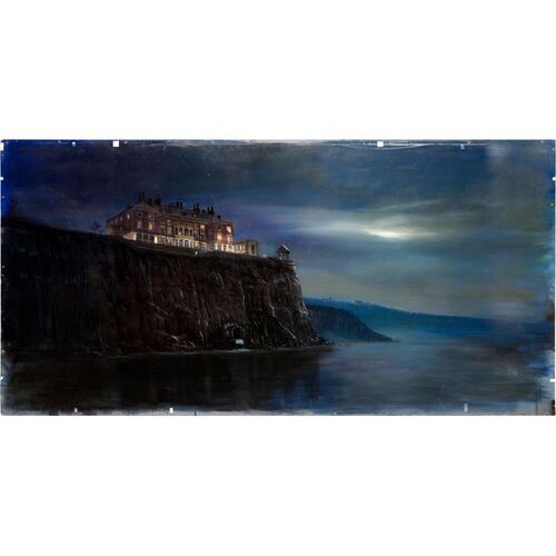 530. Hand-Painted Syd Dutton Wayne Manor Matte Painting ### BATMAN FOREVER (1995)