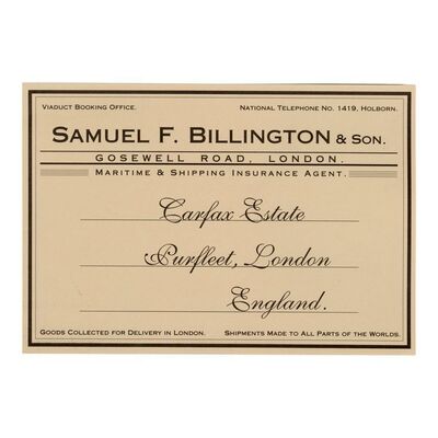 559. Samuel F. Billington & Son Crate Label ### BRAM STOKER'S DRACULA (1992)