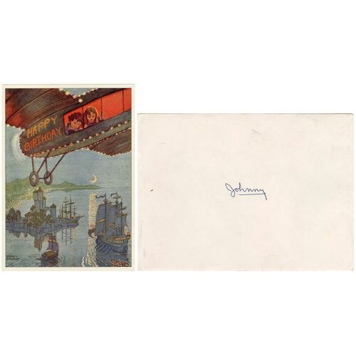 572. Production-Made Handwritten Plane Crash Birthday Card ### CAST AWAY (2000)