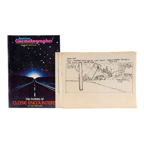 583. Douglas Trumbull Collection: Hand-Drawn George Jensen Storyboards ### CLOSE ENCOUNTERS OF THE THIRD KIND (1977)