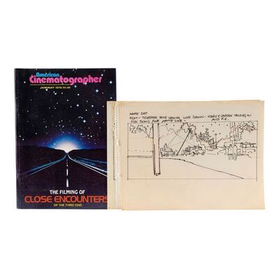 583. Douglas Trumbull Collection: Hand-Drawn George Jensen Storyboards ### CLOSE ENCOUNTERS OF THE THIRD KIND (1977)