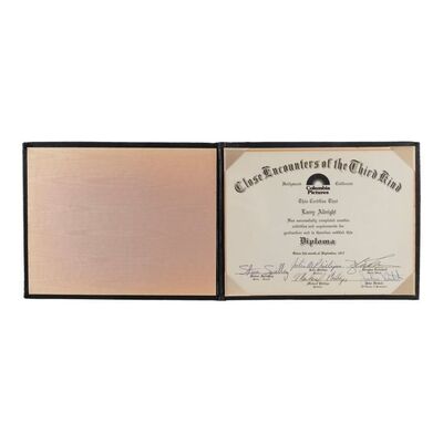 585. Larry Albright's Steven Spielberg and Douglas Trumbull-Signed Diploma ### CLOSE ENCOUNTERS OF THE THIRD KIND (1977)