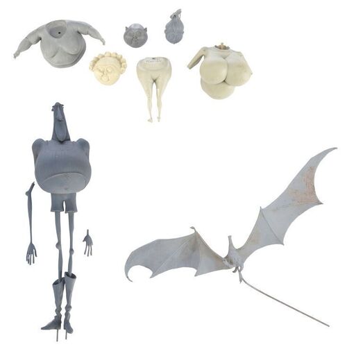 595. Mr. Bobinsky (Ian McShane) Maquette with Ms. Spink (Jennifer Saunders), Ms. Forcible (Dawn French), and Bat Dog Maquette Components ### CORALINE (2009)