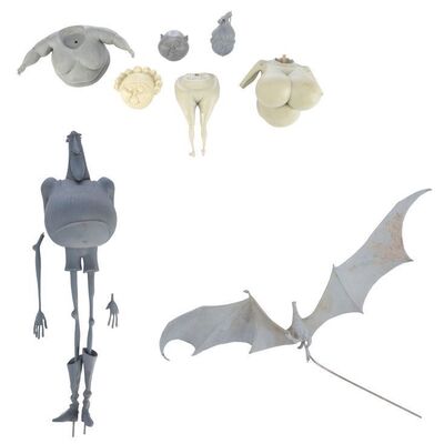 595. Mr. Bobinsky (Ian McShane) Maquette with Ms. Spink (Jennifer Saunders), Ms. Forcible (Dawn French), and Bat Dog Maquette Components ### CORALINE (2009)