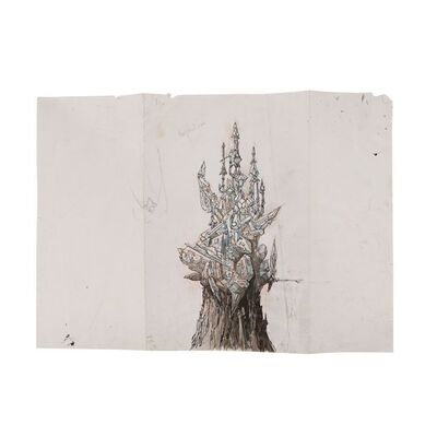 602. Hand-Drawn and Hand-Painted Brian Froud urSkeks' Castle Artwork ### THE DARK CRYSTAL (1982)