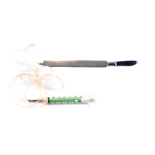 609. Dexter Morgan's (Michael C. Hall) Special Effects Scalpel and Pair of Syringes ### DEXTER (T.V. SERIES, 2006-2013)