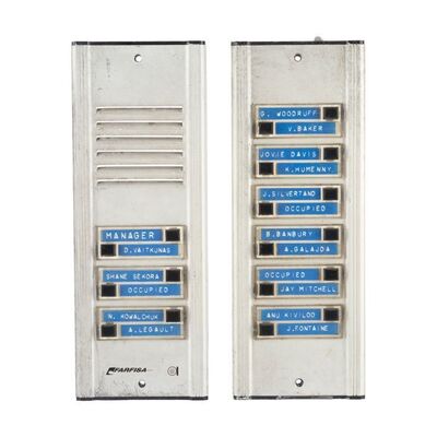638. Jovie's (Zooey Deschanel) Apartment Buzzer Panels ### ELF (2003)