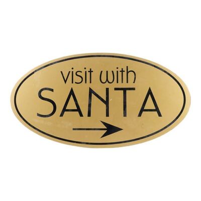 639. Gimbels "Visit with Santa" Sign ### ELF (2003)