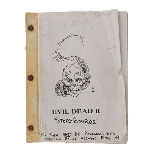 680. Tom Sullivan Collection: Printed Sam Raimi Storyboard Booklet ### EVIL DEAD II (1987)