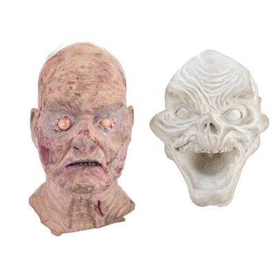 681. Tom Sullivan Collection: Deadite Henrietta Knowby's (Ted Raimi) Stop-Motion Head and Production-Made Plaster Head Casting ### EVIL DEAD II (1987)