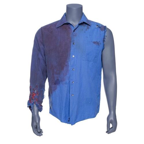687. Tom Sullivan Collection: Ash's (Ryan Ward) Bloodied Shirt from Off-Broadway Musical Production ### EVIL DEAD THE MUSICAL