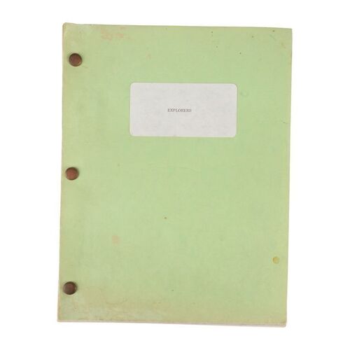 691. Final Shooting Script ### EXPLORERS (1985)