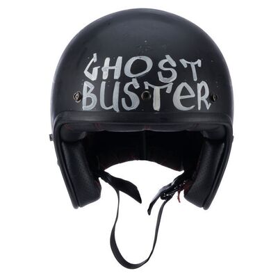 742. Kevin Beckman's (as played by Chris Hemsworth) Screen-Matched Hand-Painted Motorcycle Helmet ### GHOSTBUSTERS (2016)