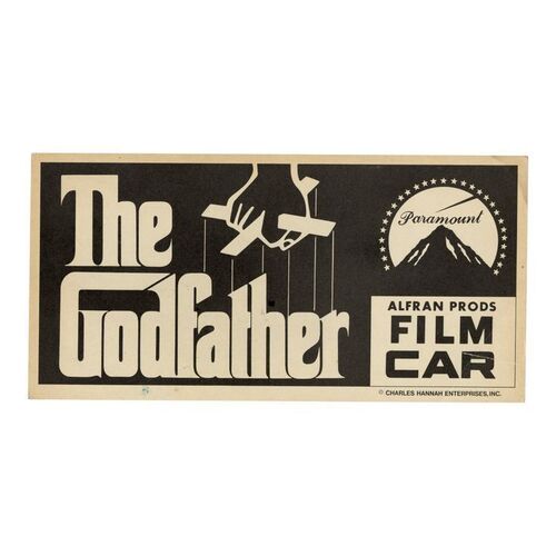 754. Film Car Placard ### THE GODFATHER (1972)