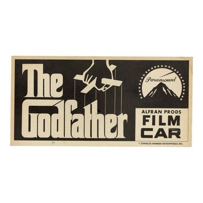 754. Film Car Placard ### THE GODFATHER (1972)