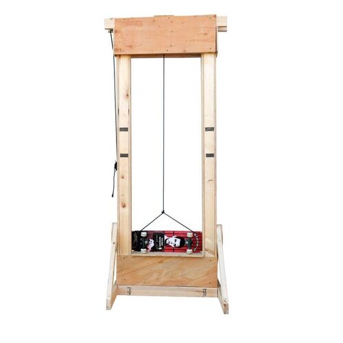814. The Quiet Game Skateboard Guillotine ### JACKASS FOREVER (2022)