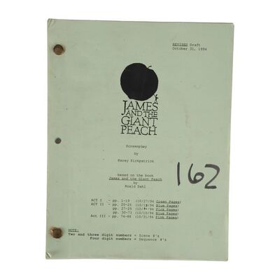 819. Revised Script ### JAMES AND THE GIANT PEACH (1996)