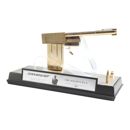 822. Limited-Edition Factory Entertainment Golden Gun Replica ### JAMES BOND: THE MAN WITH THE GOLDEN GUN (1974)