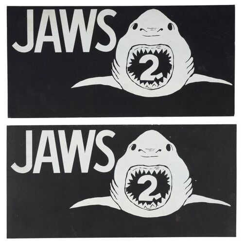 830. Pair of Film Car Placards ### JAWS 2 (1978)