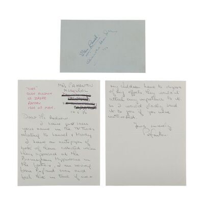 872. Laurel and Hardy Autographed Album Page ### LAUREL AND HARDY