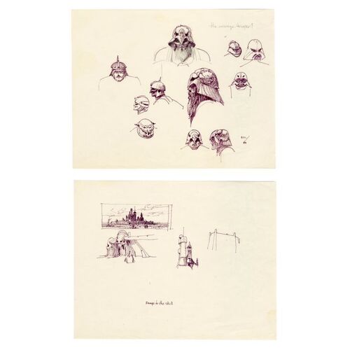 925. Pair of Hand-Drawn Ralph McQuarrie Concept Artworks ### MASTERS OF THE UNIVERSE (1987)