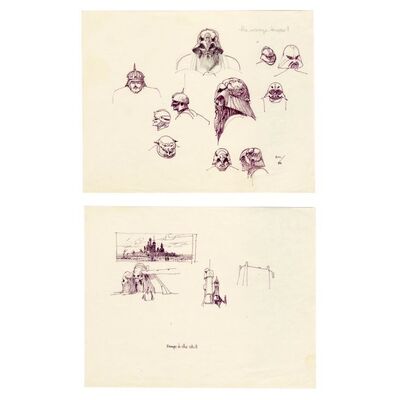 925. Pair of Hand-Drawn Ralph McQuarrie Concept Artworks ### MASTERS OF THE UNIVERSE (1987)