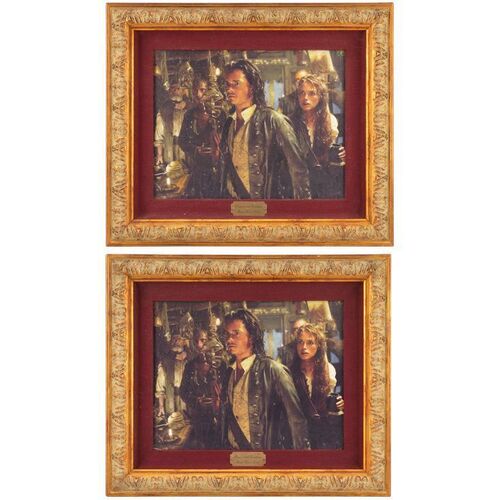 982. Pair of Framed Promotional Black Pearl Ship Tour Cast Prints ### PIRATES OF THE CARIBBEAN: DEAD MAN'S CHEST (2006)