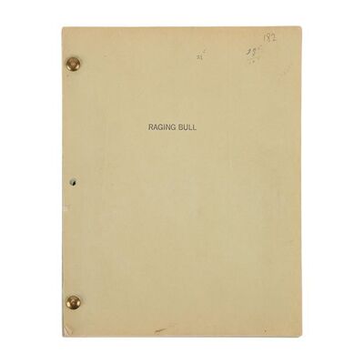 999. Annotated Bound Production Script ### RAGING BULL (1980)
