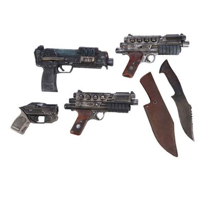 1009. Zack Snyder Collection: Dash Thif's Boot Gun and Knife with Cronies Weapons ### REBEL MOON - PART ONE: A CHILD OF FIRE (2023)