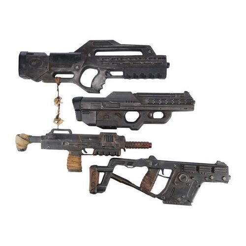1011. Zack Snyder Collection: Set of Four Bloodaxe Rebel Guns ### REBEL MOON - PART ONE: A CHILD OF FIRE (2023)/REBEL MOON - PART TWO: THE SCARGIVER (2024)