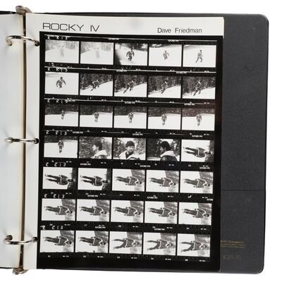 1038. Planet Hollywood Collection: Binder of Hand-Annotated Contact Sheets ### ROCKY IV (1985)
