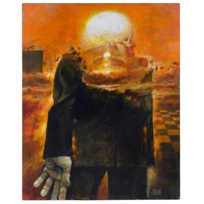 1041. Hand-Painted Ron Cobb Skeleton on Checkerboard Artwork ### RON COBB ARTWORK (NON-MOVIE RELATED)
