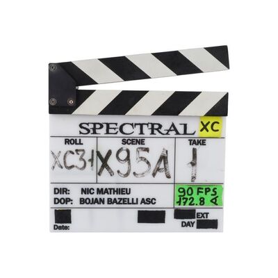 1074. Mini Clapperboard ### SPECTRAL (2016)
