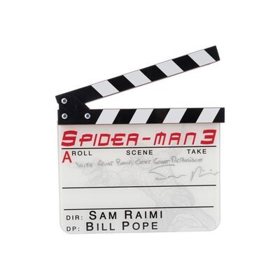 1078. Sam Raimi-Autographed "A" Camera Clapperboard ### SPIDER-MAN 3 (2007)