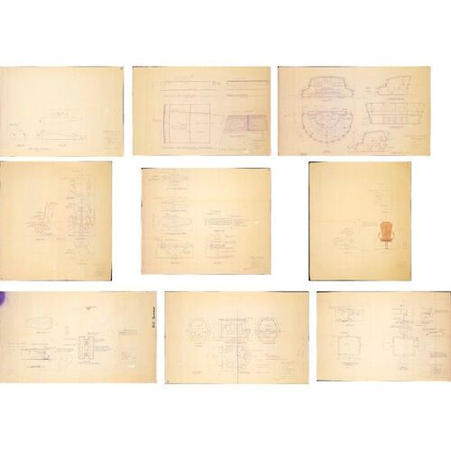1084. Set of Nine Key Set Blueprints ### STAR TREK: THE MOTION PICTURE (1979)