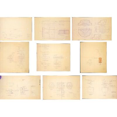 1084. Set of Nine Key Set Blueprints ### STAR TREK: THE MOTION PICTURE (1979)