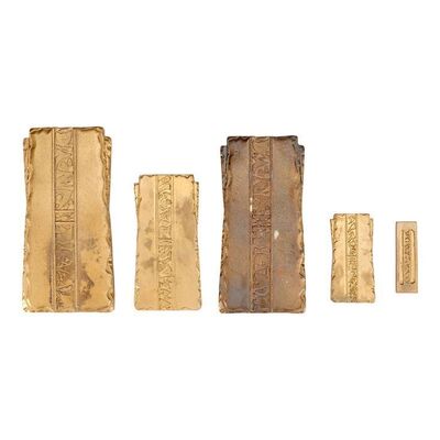 1123. Gold-Pressed Latinum Bars, Ingot, Strip, and Slip ### STAR TREK: DEEP SPACE NINE (T.V. SERIES, 1993-1999)