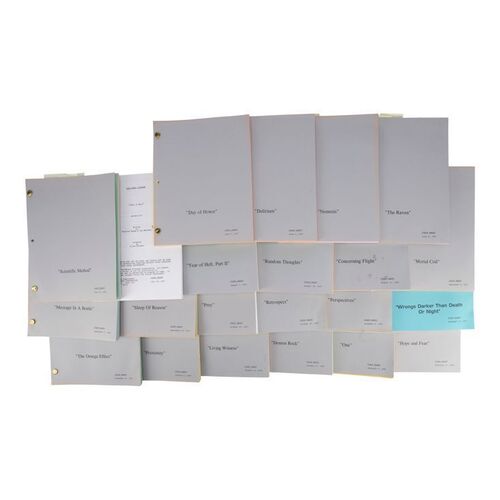 1129. Collection of Season 6 and Season 4 Scripts with Shooting Schedules ### STAR TREK: DEEP SPACE NINE (1993-1999)/STAR TREK: VOYAGER (1995-2001)