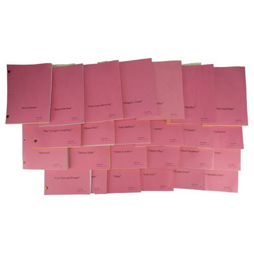 1131. Collection of Season 6 First Draft Scripts, Shooting Schedule, and Correspondences ### STAR TREK: VOYAGER (T.V. SERIES, 1995-2001)