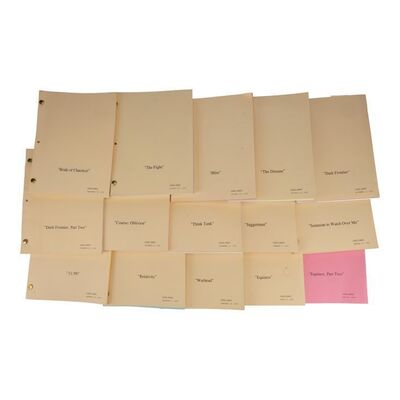 1133. Collection of 15 Season 5 and Season 6 First Draft Scripts ### STAR TREK: VOYAGER (T.V. SERIES, 1995-2001)