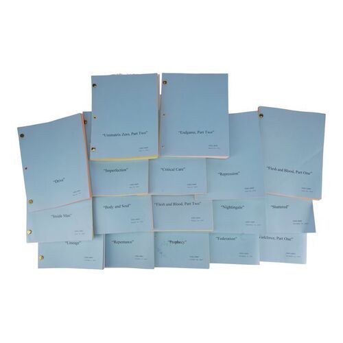 1135. Collection of 24 Season 7 First Drafts Scripts and Shooting Schedule ### STAR TREK: VOYAGER (T.V. SERIES, 1995-2001)
