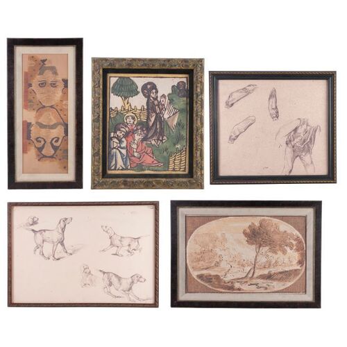 1145. Jean-Luc Picard's (Patrick Stewart) Set of Five Framed Printed Chateau Picard Study Artworks ### STAR TREK: PICARD (T.V. SERIES, 2020-2023)