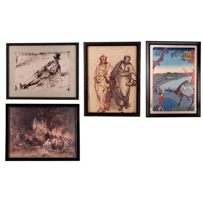 1146. Jean-Luc Picard's (Patrick Stewart) Set of Four Framed Printed Chateau Picard Study Artworks ### STAR TREK: PICARD (T.V. SERIES, 2020-2023)