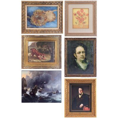 1147. Jean-Luc Picard's (Patrick Stewart) Set of Five Alternate Reality Framed Printed Chateau Picard Artworks ### STAR TREK: PICARD (T.V. SERIES, 2020-2023)