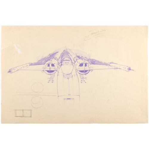 1164. Front View X-Wing Dyeline ### STAR WARS: A NEW HOPE (1977)